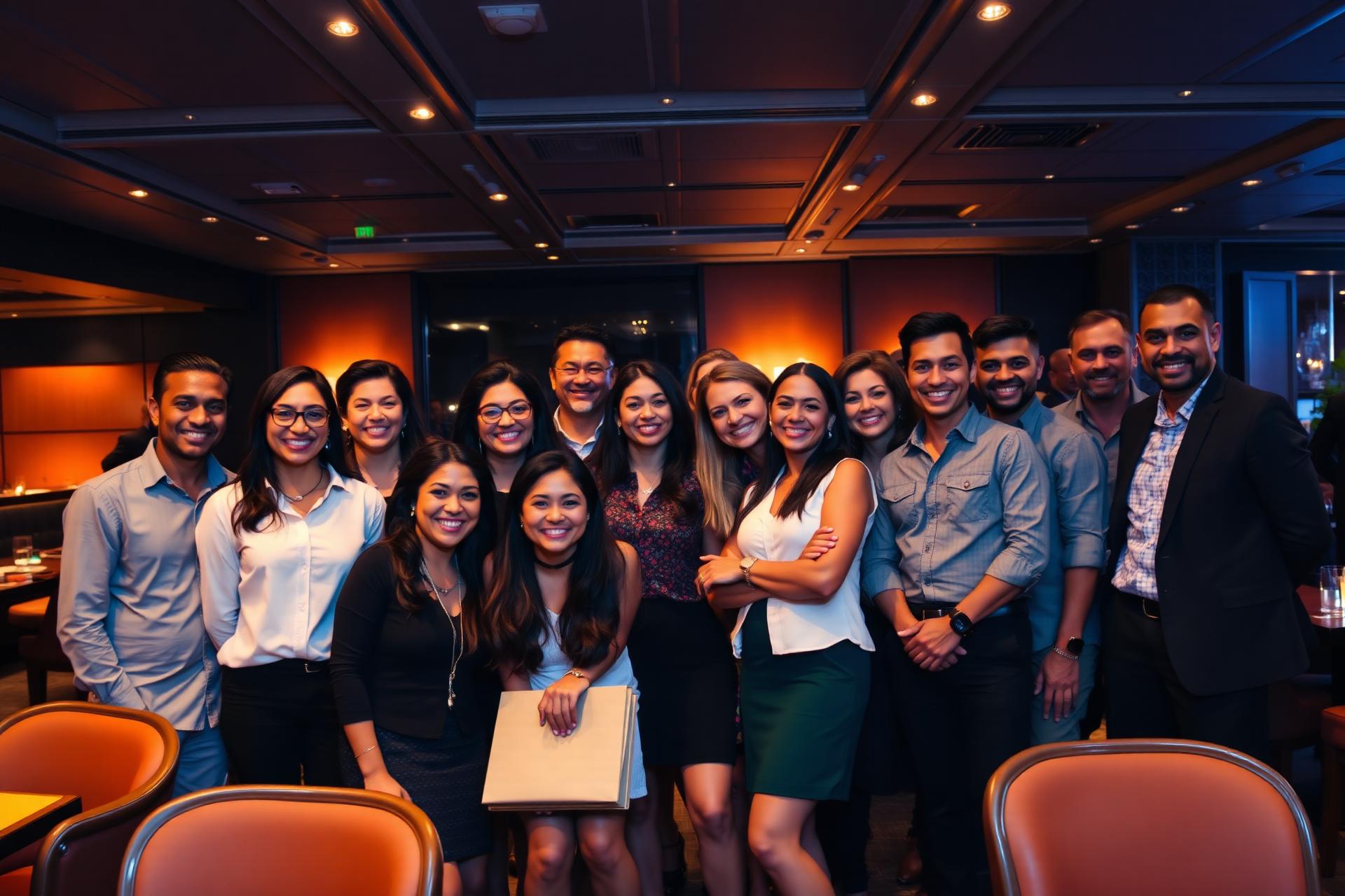 Homens e mulheres reunidos em uma experiência presencial da Lab.IA Consultoria